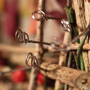 Black Floral Wire Twists - FlowerBox