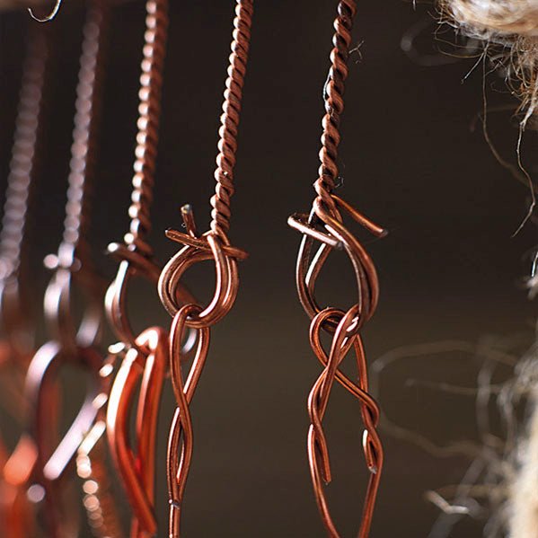 Copper Floral Wire Twists - FlowerBox