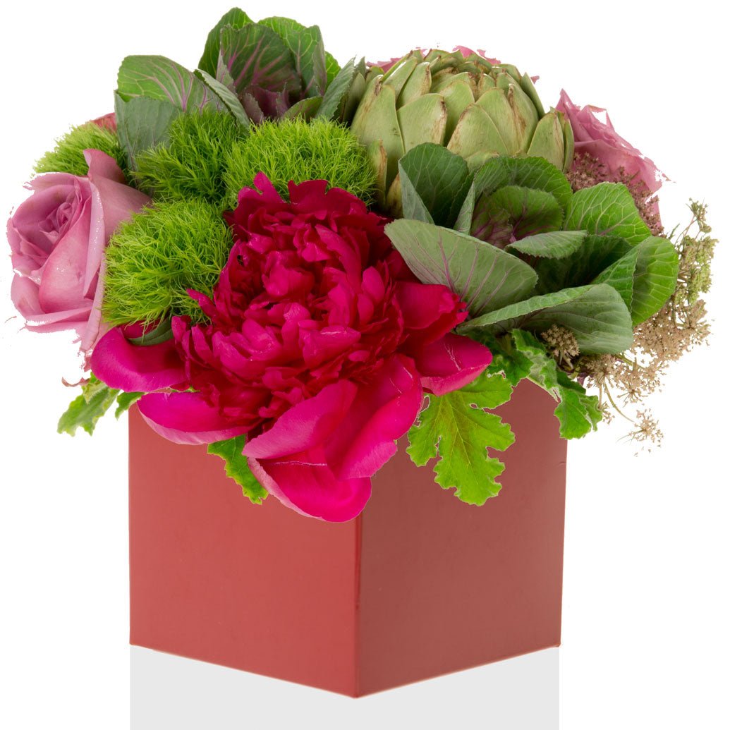 Red 4" FlowerBox Vase (Carton of 120) - FlowerBox