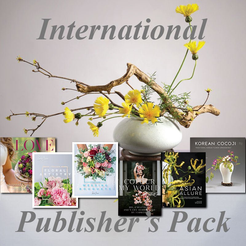 International Publisher's Pack - Six of Our Best-Selling Floral Design Books - One Great Price! - WildFlower Media