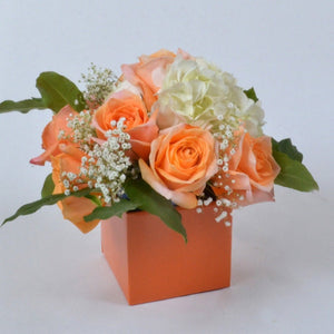 Tangerine Tango 4" FlowerBox Vase (Carton of 120) - FlowerBox